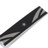 Maxbell Badminton Racket Frame Protector Sticker 9.84x6.69inch PU Racquet Guard Tape Black