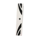 Maxbell Badminton Racket Frame Protector Sticker 9.84x6.69inch PU Racquet Guard Tape White