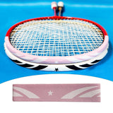 Maxbell Badminton Racket Frame Protector Sticker 9.84x6.69inch PU Racquet Guard Tape Pink