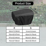 Maxbell Bike Basket Cover Basket Waterproof Cover for Most Bicycle Baskets Tricycles 73cmx65cm