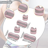 Maxbell 2 Pieces Wrist Weights Multipurpose Ankle Weights for Workout Exercise Dance Pink 26cmx9cm