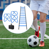 Soccer Agility Ladder Stairs Flexible with Carry Bag Workout Ladder for Kids