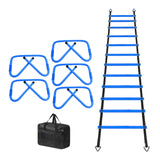 Soccer Agility Ladder Stairs Flexible with Carry Bag Workout Ladder for Kids