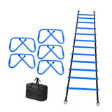 Soccer Agility Ladder Stairs Flexible with Carry Bag Workout Ladder for Kids