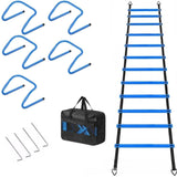 Soccer Agility Ladder Stairs Flexible with Carry Bag Workout Ladder for Kids