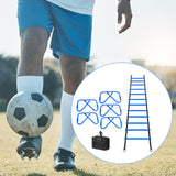 Soccer Agility Ladder Stairs Flexible with Carry Bag Workout Ladder for Kids