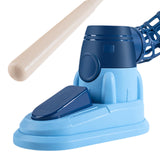 Maxbell Kids Baseball Pitching Machine Toy Foot Pedal for Boy Girls blue