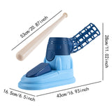 Maxbell Kids Baseball Pitching Machine Toy Foot Pedal for Boy Girls blue