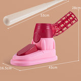 Maxbell Kids Baseball Pitching Machine Toy Foot Pedal for Boy Girls blue