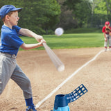 Maxbell Kids Baseball Pitching Machine Toy Foot Pedal for Boy Girls blue