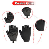 Maxbell Cycling Gloves Comfort Bike Gloves for Mountain Bikes Weightlifting Exercise M Black