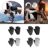Maxbell Cycling Gloves Comfort Bike Gloves for Mountain Bikes Weightlifting Exercise M Black