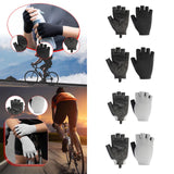 Maxbell Cycling Gloves Comfort Bike Gloves for Mountain Bikes Weightlifting Exercise M Black