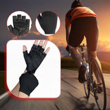 Maxbell Cycling Gloves Comfort Bike Gloves for Mountain Bikes Weightlifting Exercise M Black