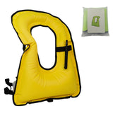 Maxbell Swim Vest Portable Inflatable Snorkel Vest for Swimming Wakeboarding Sailing