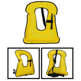 Maxbell Swim Vest Portable Inflatable Snorkel Vest for Swimming Wakeboarding Sailing