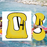 Maxbell Swim Vest Portable Inflatable Snorkel Vest for Swimming Wakeboarding Sailing