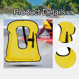 Maxbell Swim Vest Portable Inflatable Snorkel Vest for Swimming Wakeboarding Sailing