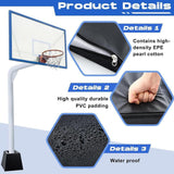 Square Pole Pad Convenient Base Padding for Gymnasium Playground Parking Lot