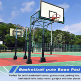 Square Pole Pad Convenient Base Padding for Gymnasium Playground Parking Lot