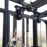 Rack Pulley Attachment Workout Cable Weight Double Pulley System