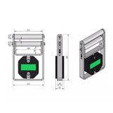 Maxbell Electronic Grip Strength Tester Portable Stable for Fitness Exercise Workout