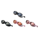 Maxbell Swim Goggles Portable Leakproof Anti Fog Comfortable for Adults Swim Glasses Black White