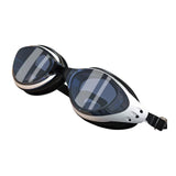 Maxbell Swim Goggles Portable Leakproof Anti Fog Comfortable for Adults Swim Glasses Black White
