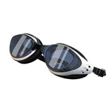 Maxbell Swim Goggles Portable Leakproof Anti Fog Comfortable for Adults Swim Glasses Black White