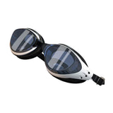 Maxbell Swim Goggles Portable Leakproof Anti Fog Comfortable for Adults Swim Glasses Black White