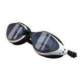 Maxbell Swim Goggles Portable Leakproof Anti Fog Comfortable for Adults Swim Glasses Black White