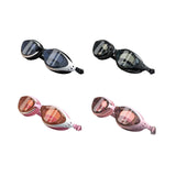 Maxbell Swim Goggles Portable Leakproof Anti Fog Comfortable for Adults Swim Glasses Black White
