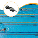 Maxbell Swim Goggles Portable Leakproof Anti Fog Comfortable for Adults Swim Glasses Black