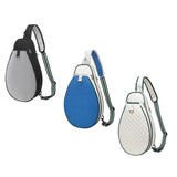 Maxbell Tennis Racket Bag with Pocket Lightweight Tennis Backpack for Practice Women Black White