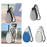 Maxbell Tennis Racket Bag with Pocket Lightweight Tennis Backpack for Practice Women Black White