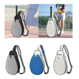 Maxbell Tennis Racket Bag with Pocket Lightweight Tennis Backpack for Practice Women Black White