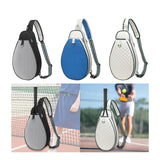 Maxbell Tennis Racket Bag with Pocket Lightweight Tennis Backpack for Practice Women Black White