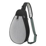 Maxbell Tennis Racket Bag with Pocket Lightweight Tennis Backpack for Practice Women Black White