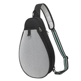 Maxbell Tennis Racket Bag with Pocket Lightweight Tennis Backpack for Practice Women Black White