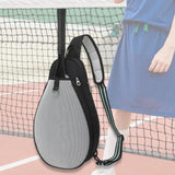 Maxbell Tennis Racket Bag with Pocket Lightweight Tennis Backpack for Practice Women Black White