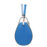 Maxbell Tennis Racket Bag with Pocket Lightweight Tennis Backpack for Practice Women Blue White