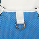 Maxbell Tennis Racket Bag with Pocket Lightweight Tennis Backpack for Practice Women Blue White