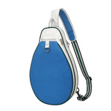 Maxbell Tennis Racket Bag with Pocket Lightweight Tennis Backpack for Practice Women Blue White