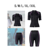 Maxbell Womens Wetsuit 1.5mm Neoprene Swimwear Wet Suit for Canoeing Surfing Sailing S Top