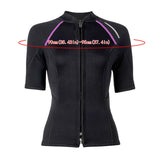 Maxbell Womens Wetsuit 1.5mm Neoprene Swimwear Wet Suit for Canoeing Surfing Sailing XL Top