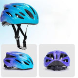 Maxbell Kids Bike Helmet Set with Elbow Pads Knee Pads for Roller Skating Skateboard Blue Purple