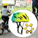 Maxbell Kids Bike Helmet Set with Elbow Pads Knee Pads for Roller Skating Skateboard Green
