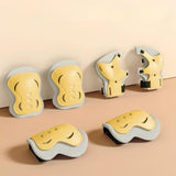 Maxbell Kids Bike Helmet Set with Elbow Pads Knee Pads for Roller Skating Skateboard Green