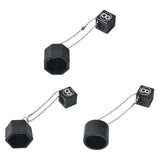 Maxbell Billiard Chalk Storage Holder Easy to Use Portable Snooker Pool Chalk Holder Octagonal