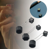 Maxbell Billiard Chalk Storage Holder Easy to Use Portable Snooker Pool Chalk Holder Octagonal